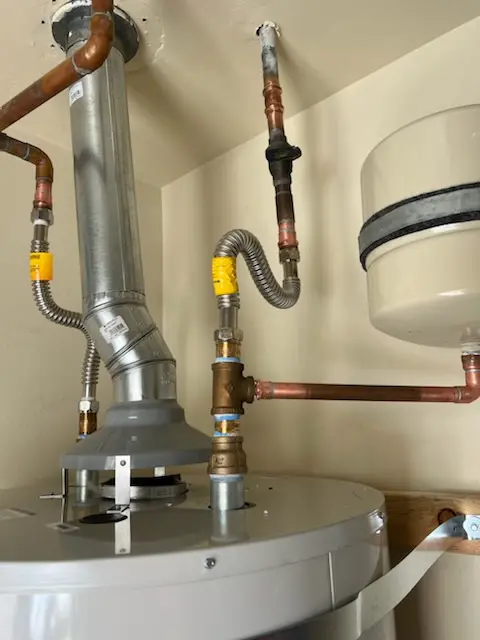 Water heater installation and plumbing repair in Candlelight